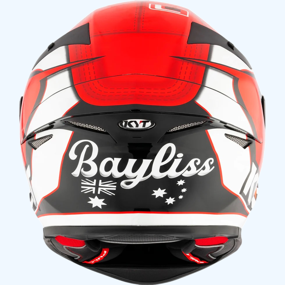 KYT TT Revo Bayliss Replica Helmet - AH Helmets