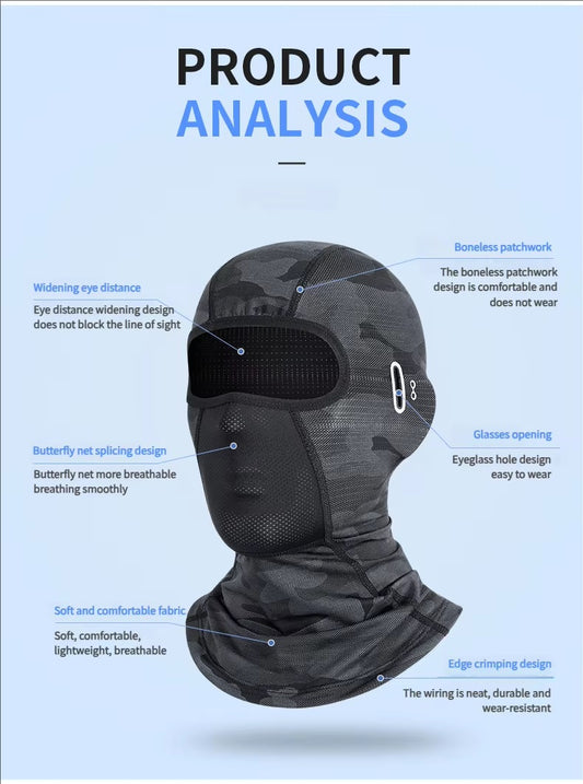 Mh Moto Easy Dry Camo Balaclava