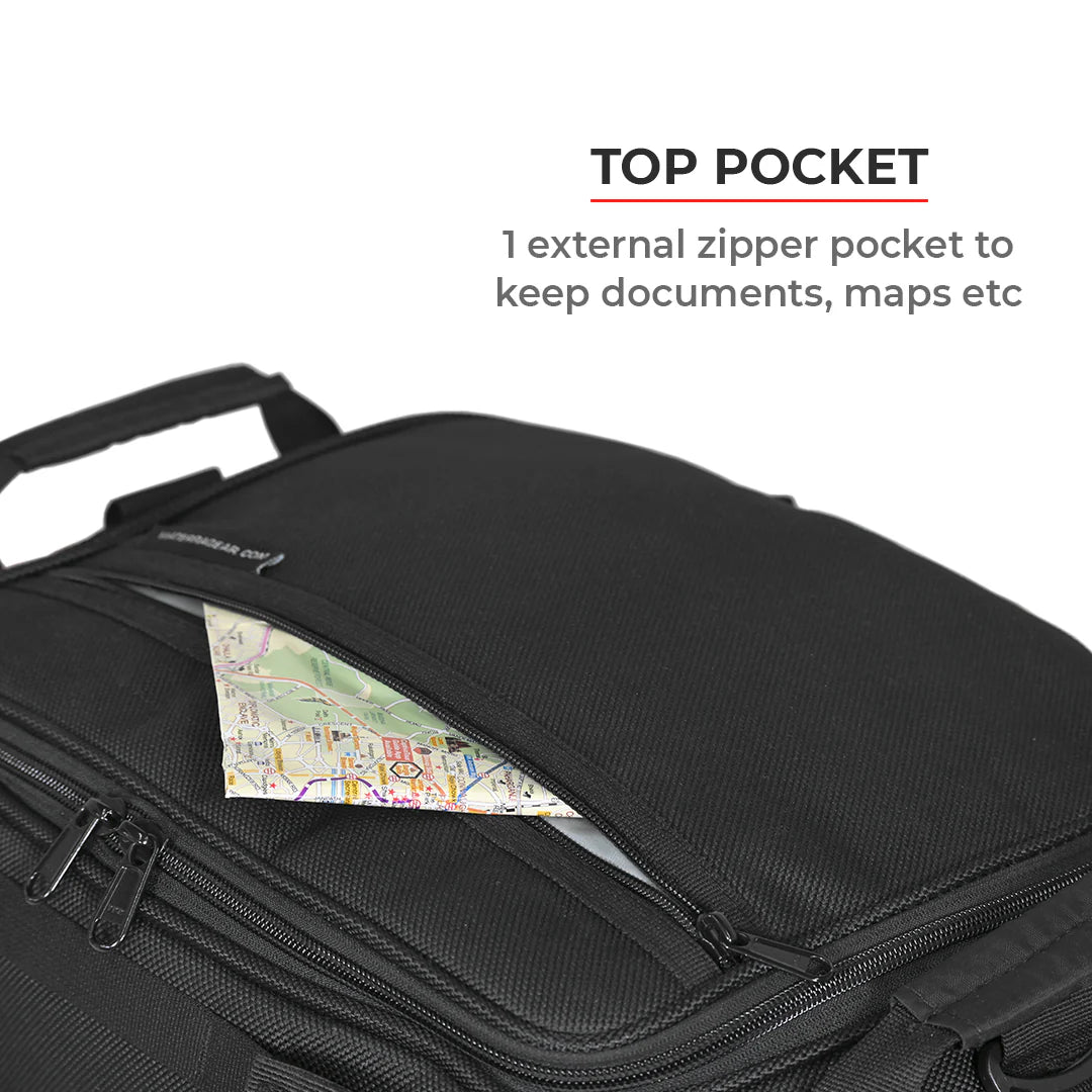 Viaterra claw mini - 100% waterproof motorcycle Black tailbag (Universal)