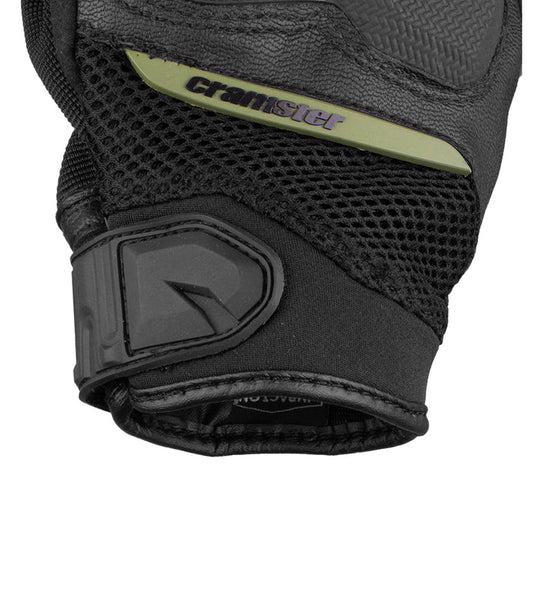 Cramster Breezer Motorsport Olive Green Gloves - AH Helmets