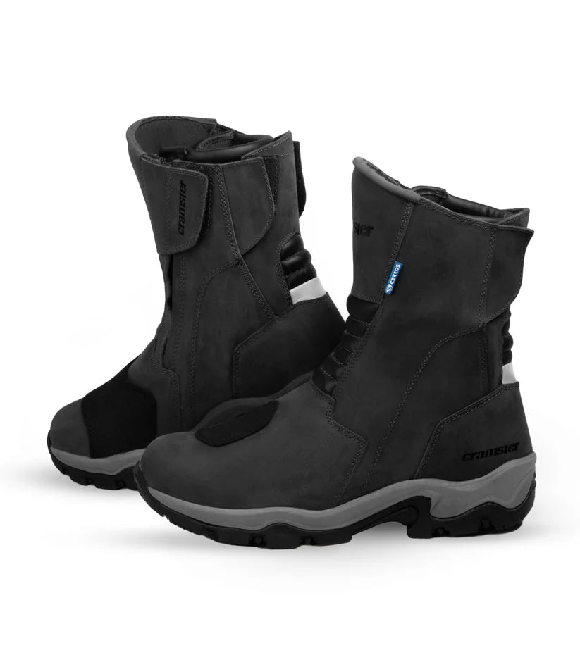Cramster FLUX MOTORCYCLE TOURING Black BOOTS
