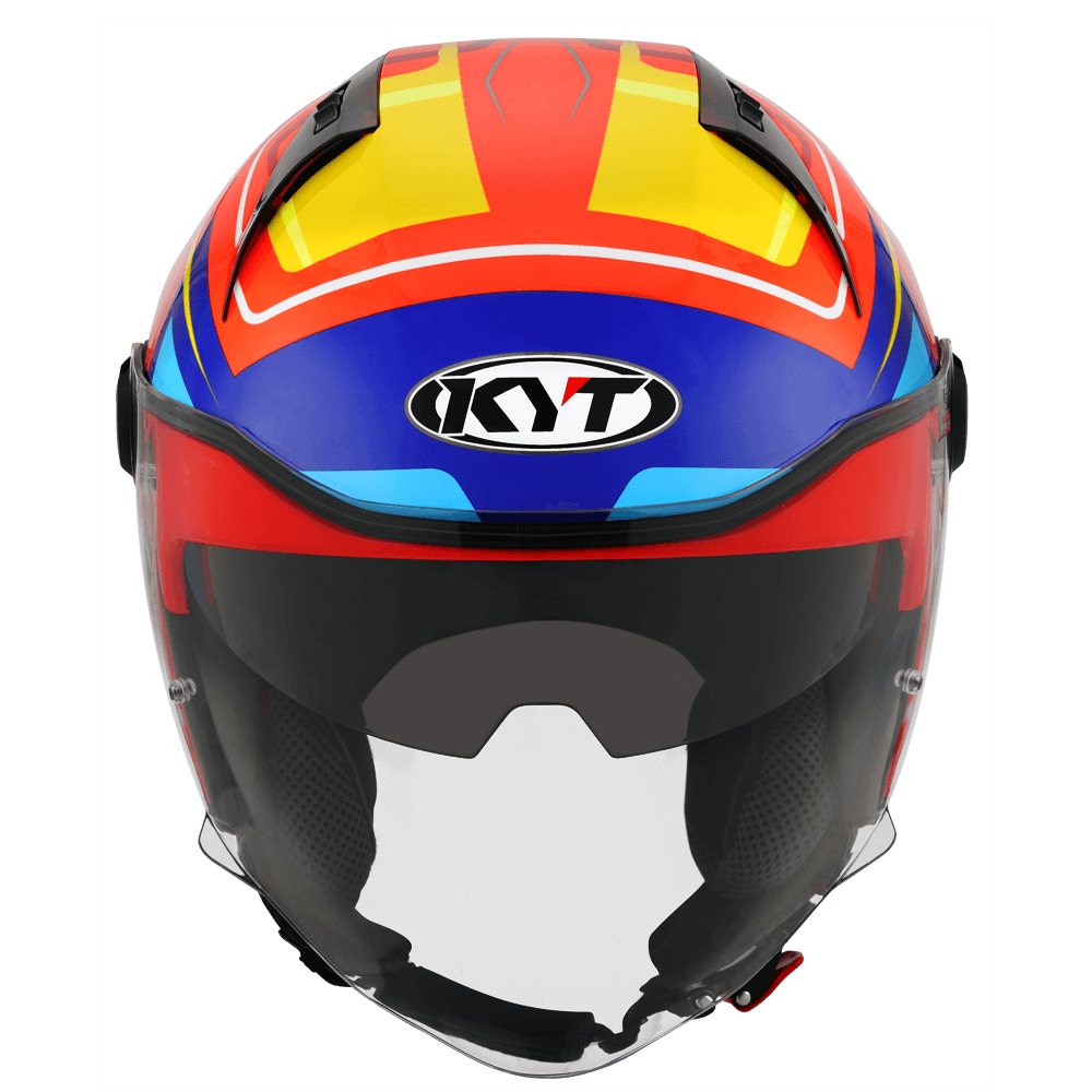 KYT D-City OVERTECH ORANGE FLUO YELLOW HELMETS