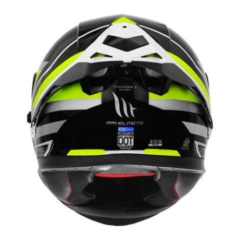 MT Thunder3 Pro Damer Gloss Yellow Helmet - AH Helmets
