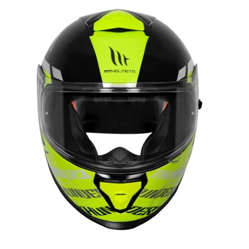 MT Thunder3 Pro Damer Gloss Yellow Helmet