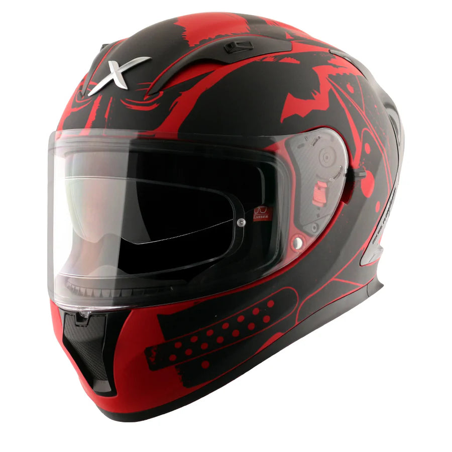 Axor Street DC Batman Dull Red Helmet - AH Helmets