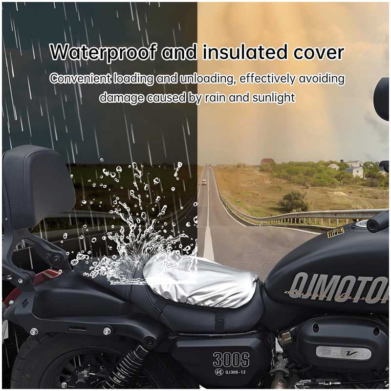 MH Moto Easy Bum Apple Shape Cruiser & Sports Motorcycle Seat Cushion with rain cover - AH Helmets