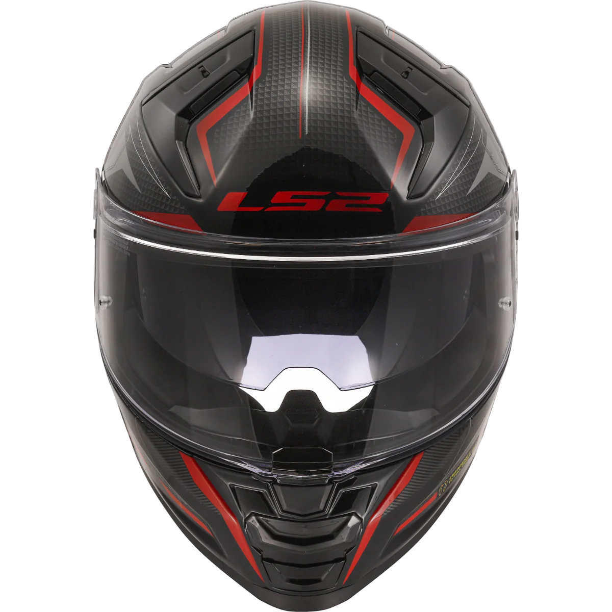 LS2 FF811 Vector II Alizer Gloss Black Red Helmet - AH Helmets