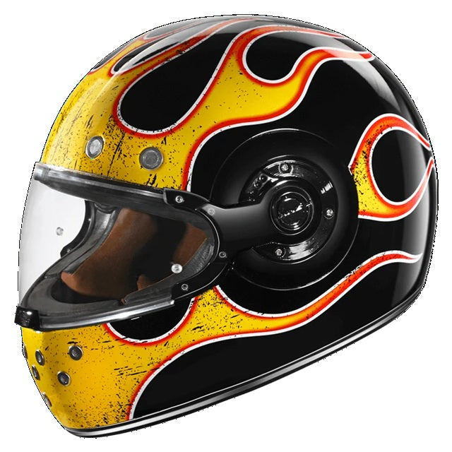 SMK Retro inferno Gloss Black Red Yellow (GL243)