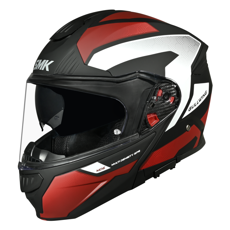 SMK Gullwing Sonic Gloss Maroon Helmet (GL231)