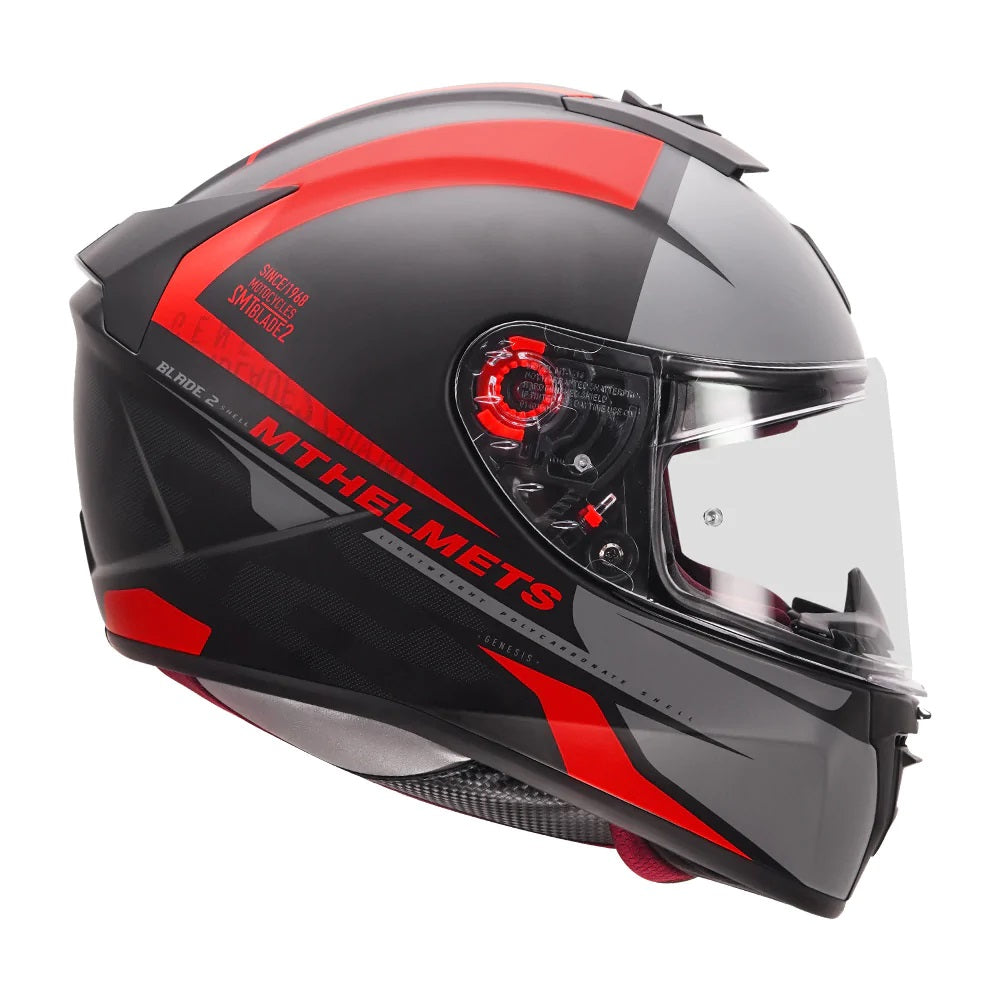 mt blade helmets online india THUNDER 3 SV PRO BLAZE HELMET (Gloss Blue Red) MT Helmets Blade 2 SV