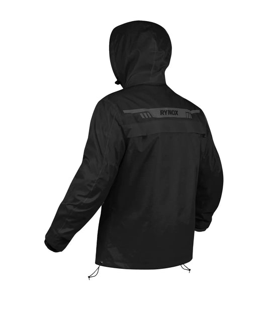 Rynox H2Go Pro 3 Rain Jacket (Black) - AH Helmets