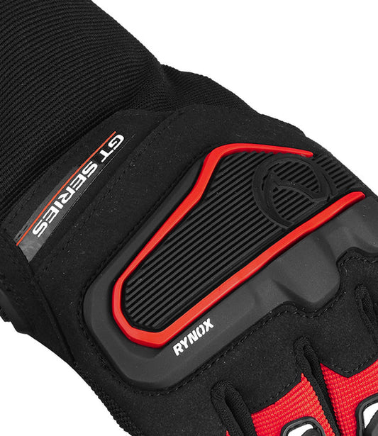 Rynox Helium GT 2 Black Red Gloves - AH Helmets