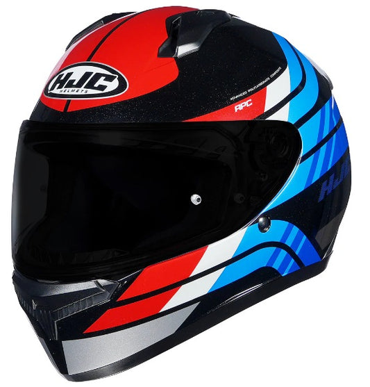 HJC C10 HIPER BLACK RED BLUE (MC21) HELMET
