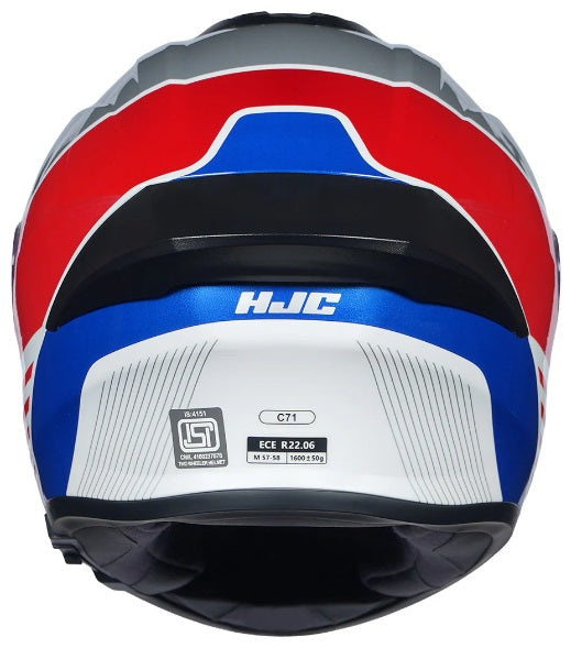 HJC C71 (C7X) MORIX (MC21) WHITE-BLUE-RED HELMET
