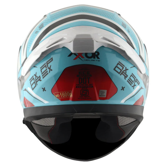 Axor Apex Turbine Hex 2 Blue Red Helmet - AH Helmets