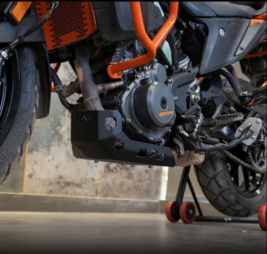 ZANA BASHPLATE V3 ALUMINIUM BLACK FOR KTM ADV 250/390 - AH Helmets