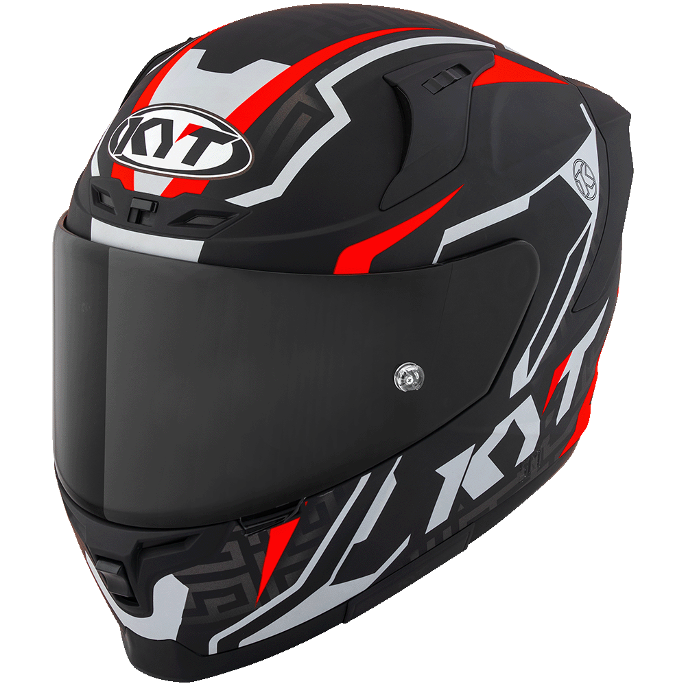 KYT Striker #02 Matt Black Red Helmet