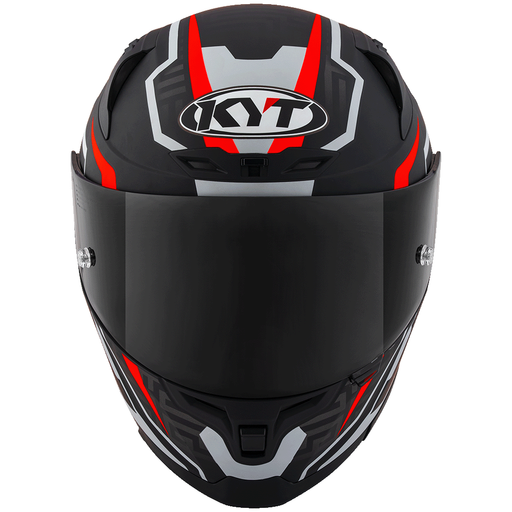 KYT Striker #02 Matt Black Red Helmet