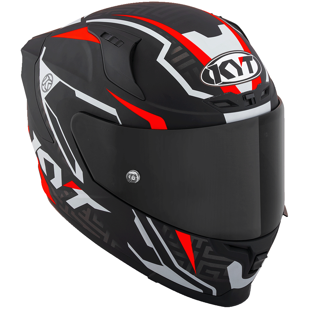 KYT Striker #02 Matt Black Red Helmet
