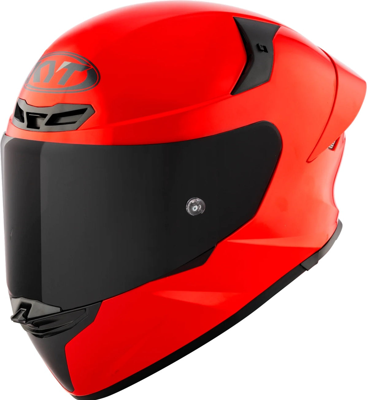 KYT TT Revo Plain Gloss Gara Red Helmet - AH Helmets