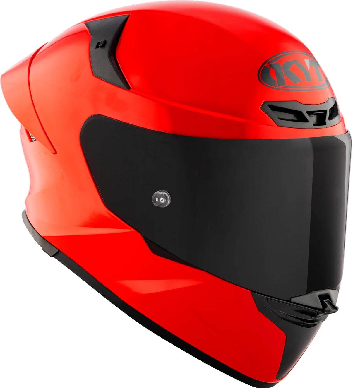 KYT TT Revo Plain Gloss Gara Red Helmet - AH Helmets