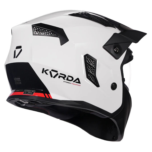 Korda StormTrooper Solid Helmet (Black White)
