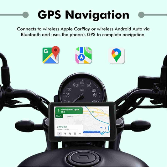 Simtac motorcycle GPS CarPlay & Android Auto system – M3