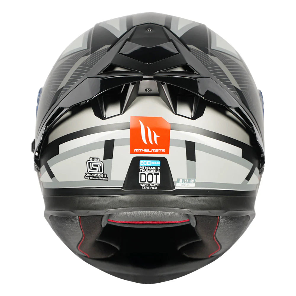 MT Thunder3 Pro Nova Matt Grey Helmet - AH Helmets