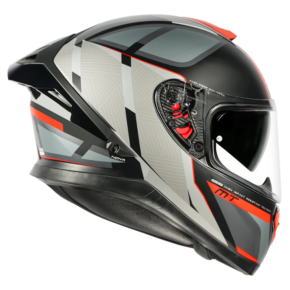 best mt helmets in india MT Thunder3 Pro Nova Matt Red Helmet – AH Helmets