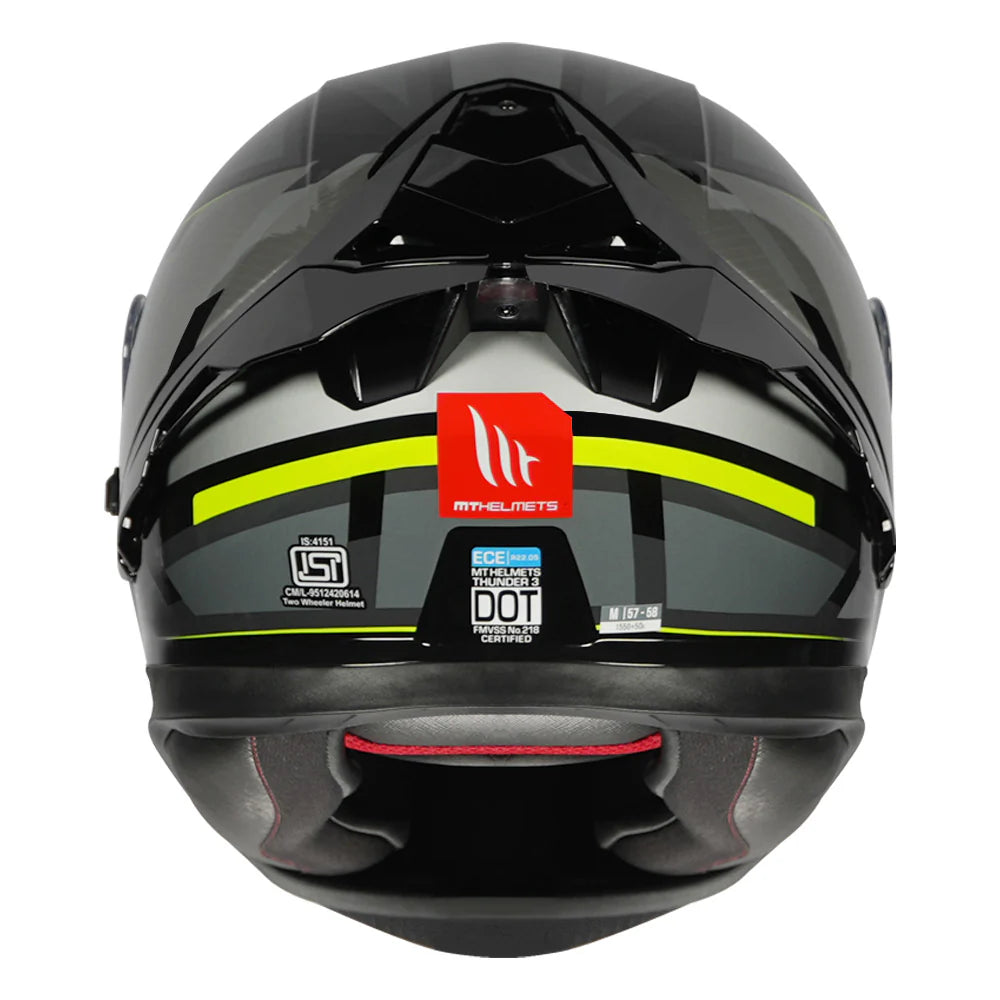 MT Thunder3 Pro Nova Gloss Yellow Helmet