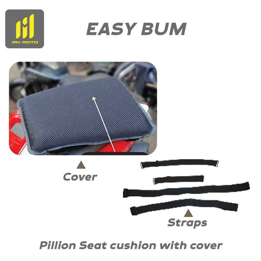 MH Moto Easy Bum Pillion Motorcycle Seat Cushion - AH Helmets