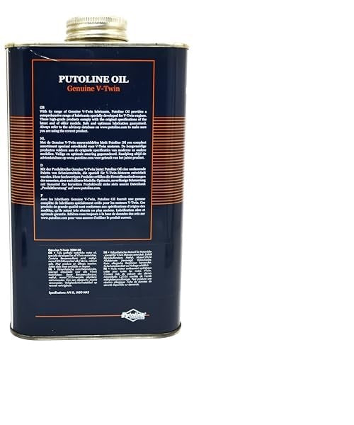 PUTOLINE GENUINE V-TWIN MOTORCYCLE OIL 20W50 (1Ltr) - AH Helmets