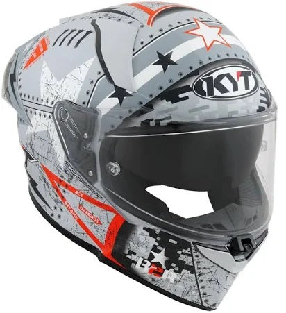 KYT R2R Pro Assault Matt Grey Helmet - AH Helmets