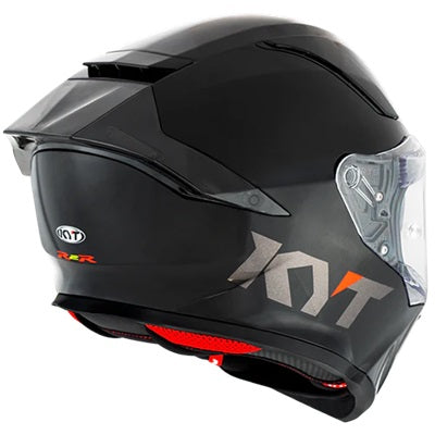 KYT R2R Pro Plain Matt Black Helmet - AH Helmets