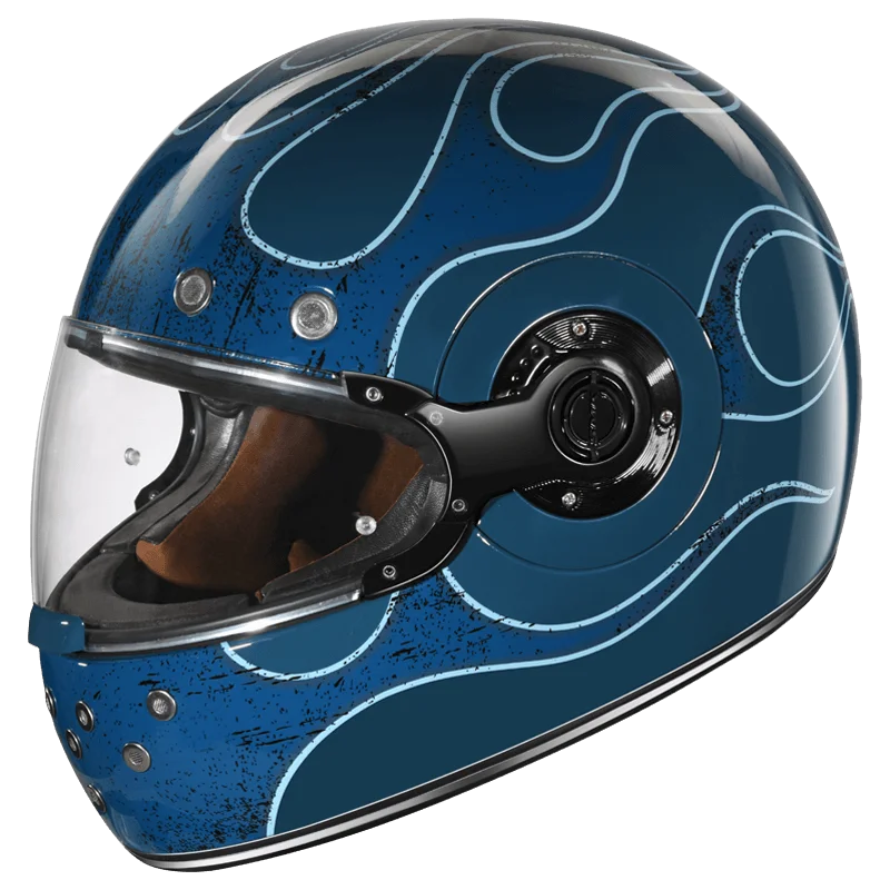 SMK Retro Ranko inferno GL558 helmet