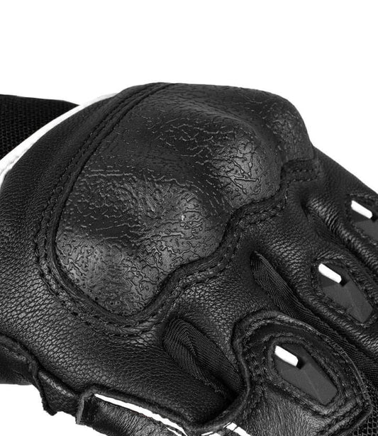 Rynox tornado Pro 4 Black White Gloves - AH Helmets