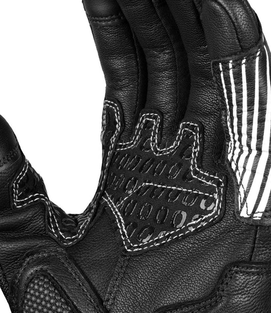 Rynox Tornado Pro 4 Gloves - Carbon Edition Black White