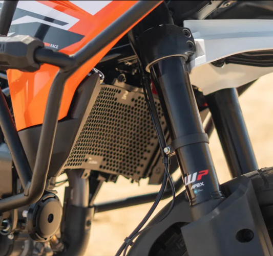 ZANA Radiator Guard Honeycomb Black For KTM ADV 390(2025) - AH Helmets