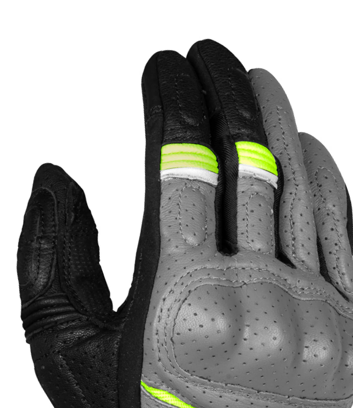 Rynox Air GT SP Grey Hi-Viz Green Gloves