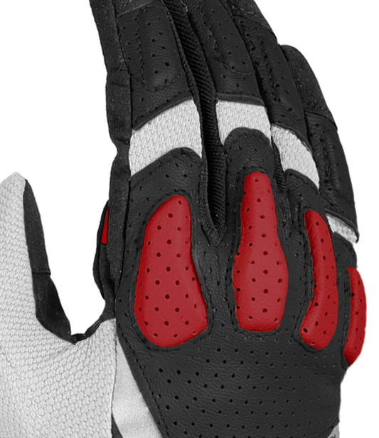 Rynox Ridge Pro Offroad Black Red Gloves - AH Helmets