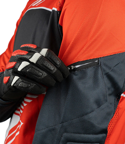 Rynox Frontier Pro Offroad Red /Black Jersey - AH Helmets