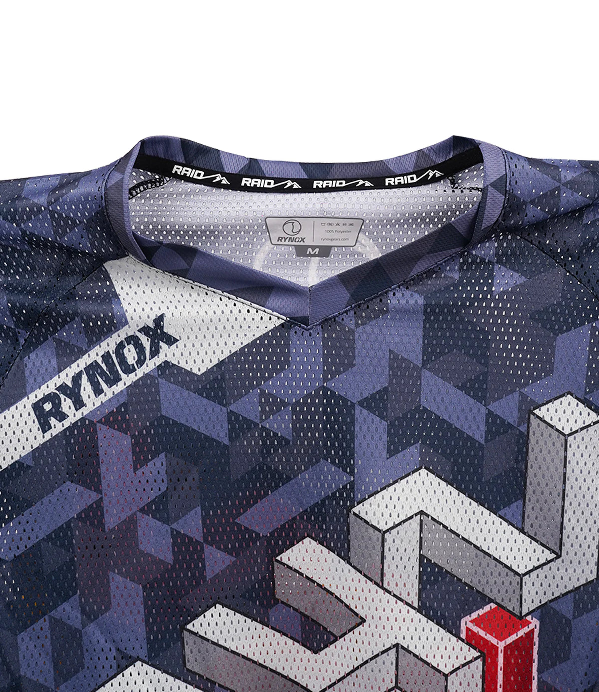 Rynox Fusion Neo Offroad Cyber Red Jersey