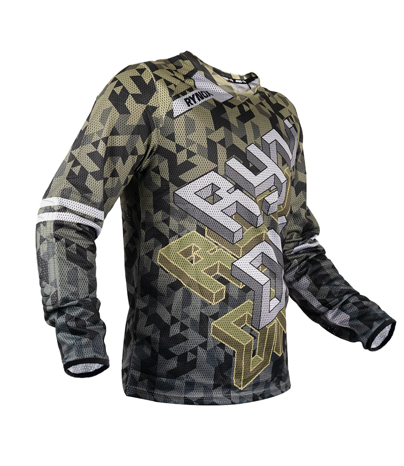 Rynox Fusion Neo Offroad Camo Green Jersey - AH Helmets