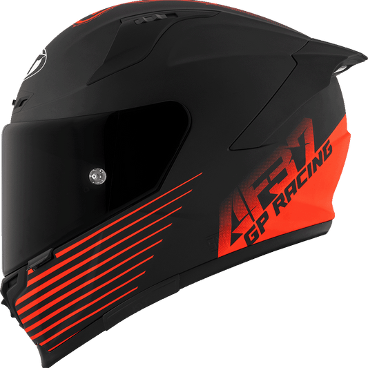 KYT Striker AF37 Livery Matt Black Red Helmet - AH Helmets