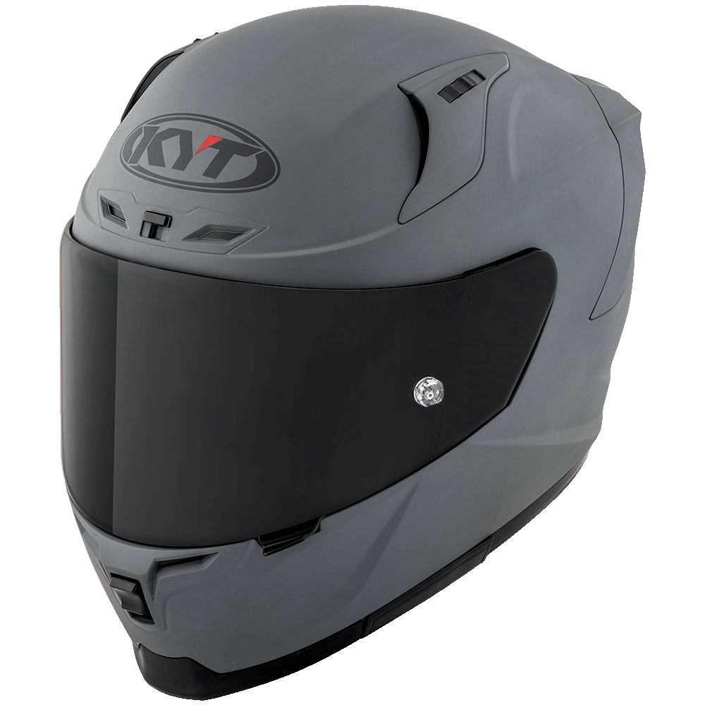 KYT Striker Plain GRL Matt Grey Helmet - AH Helmets
