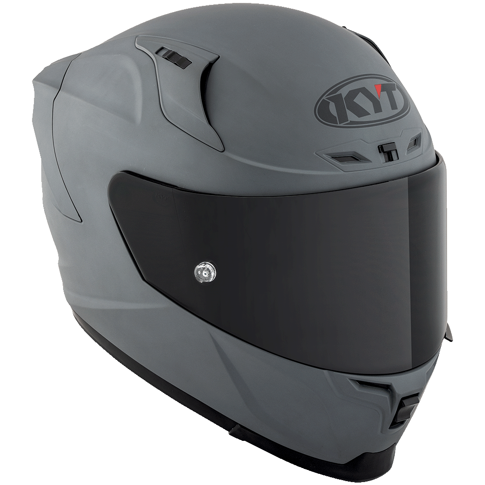 KYT Striker Plain GRL Matt Grey Helmet - AH Helmets