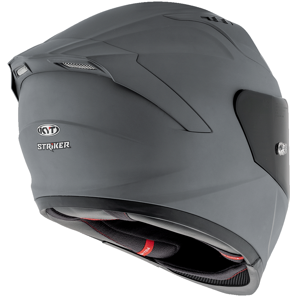 KYT Striker Plain GRL Matt Grey Helmet - AH Helmets