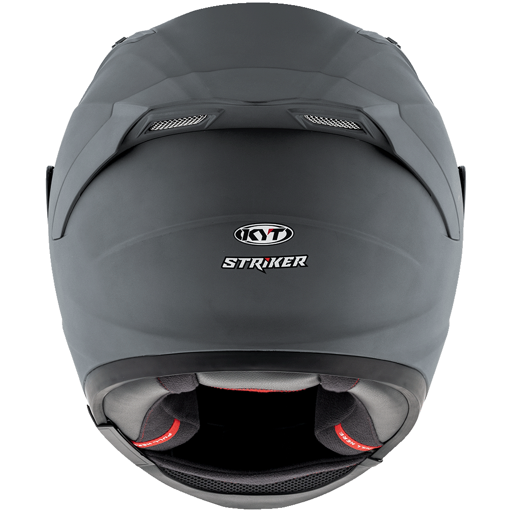KYT Striker Plain GRL Matt Grey Helmet - AH Helmets
