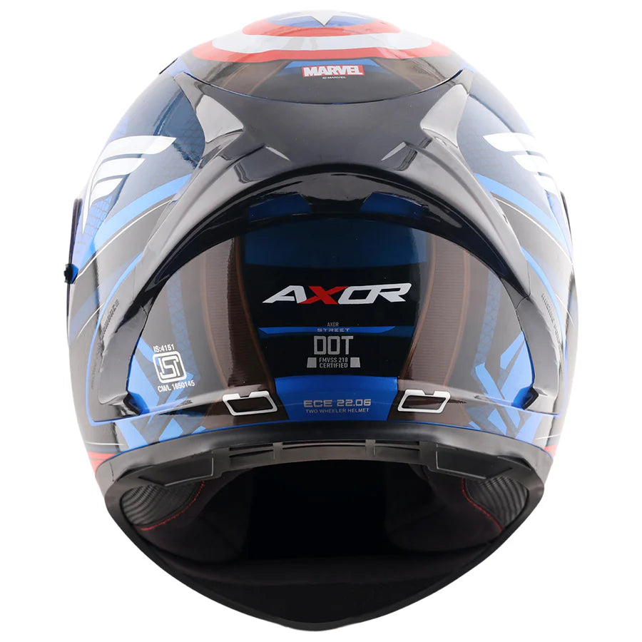 Axor Street Marvel Captain America Helmet - AH Helmets