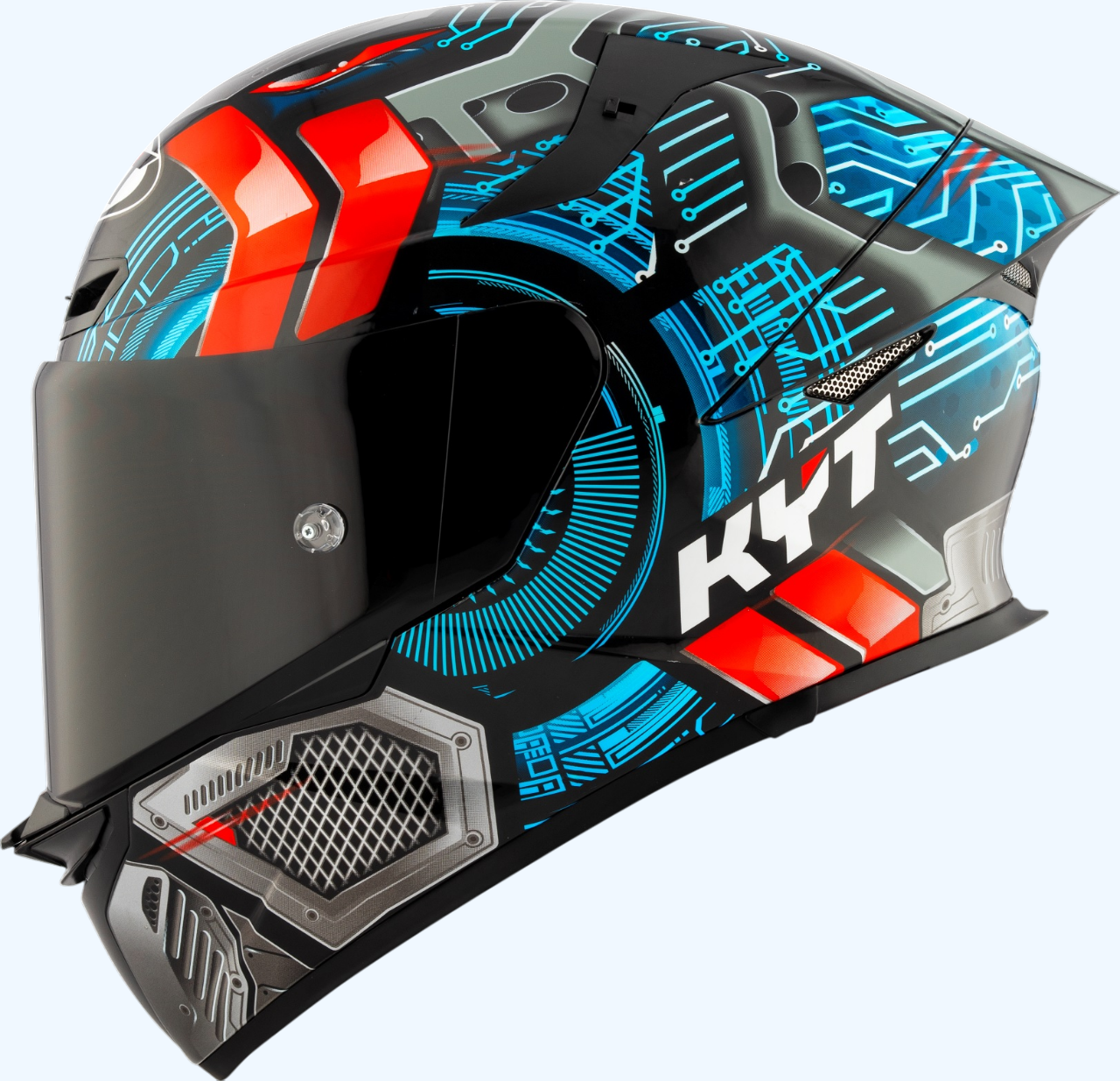KYT TT Revo Gloss Synchrotron Helmet - AH Helmets